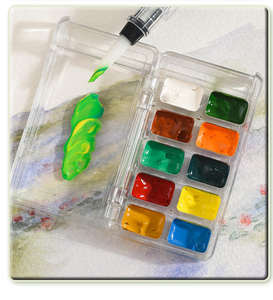 Набор для рисования: акварельные краски, деревянная пластиковая палитра, книга-блокнот, портативная доска для рисования для детей начальной школы - Product Image 4