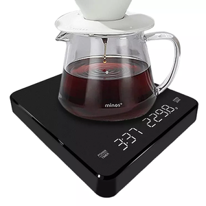 뜨거운 판매 커피 저울 3kg 0.1g 타임 모어 블랙 거울 기본 프로 커피 저울 - Product Image 2