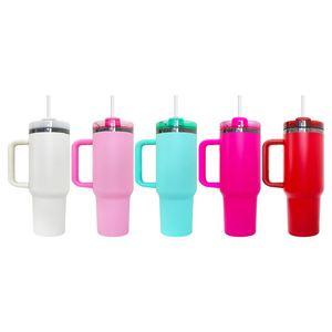 Plated <b>Mirror</b> Black Underneath Powder Coated H2.0 30Oz 40Oz Travel Tumblers for Laser Engraving - Product Image 1