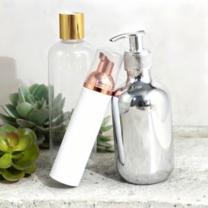 Flacons de lotion nettoyante pour le visage en plastique personnalisés de luxe pour animaux de compagnie, vaporisateur à pompe, couleur personnalisée, ensemble de pots de crème de 50 ml pour shampooing, faux - Product Image 4