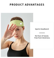 Diademas Deportivas de Nailon YOISSE de Alta Calidad para Mujer, Absorbentes de Sudor, Ligeras y Flexibles, para las Cuatro Estaciones, Venta al Por Mayor