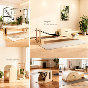 New Hot Sale YOZOE YZTY20230225 Yoga 5pcs Set Fitness Cadillac <b>Reformer</b> Training Bed Wooden Gym <b>Pilates</b> Machine Folding Portable - Product Image 3