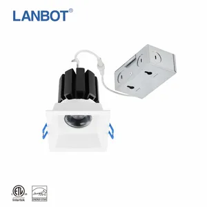 Nieuw Product Hoge Cri Indoor Kantoorwinkel Led Down Lamp Cob Diepe Anti Verblinding Warmte Sneller Led Spot Downlight Voor Thuiskantoor