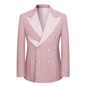 Nuevo vestido <span class=keywords><strong>de</strong></span> novia <span class=keywords><strong>de</strong></span> gama alta para <span class=keywords><strong>hombre</strong></span>, traje italiano <span class=keywords><strong>de</strong></span> alta calidad con doble botonadura - Product Image 6