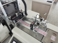 Machine automatique de découpe et de pliage par ultrasons pour étiquettes textiles en polyester, papier, satin, ruban, vêtements et étiquettes d'entretien tissées