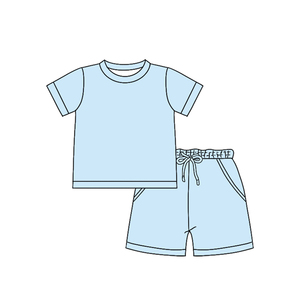 T-shirt bébé garçon respirant à manches courtes avec imprimé camouflage personnalisé BT1707 pour l'été - Product Image 2