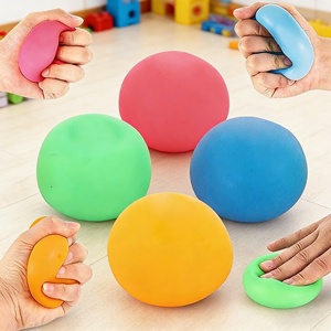 Wholesale Logo Pu Foam <b>Squeeze</b> Fidget Stress <b>Ball</b> Toy Soft Decompression Relief Color Custom Size Promotional - Product Image 1