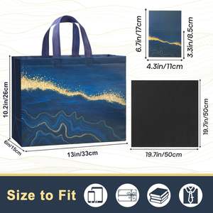 Bolsas de Regalo Navideñas con Asas de Papel Kraft Reciclable con Diseño Personalizado, Cierre de Hombro, Tradición de Besos, Embalaje Romántico para Regalos de Navidad - Product Image 2