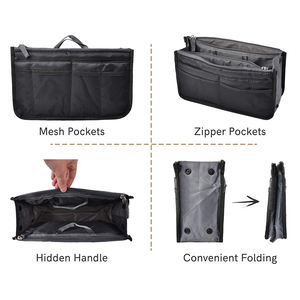 Sac à main en Nylon 13 poches pour femmes, organisateur pour sacs à main, sacs organisateurs à l'intérieur fourre-tout - Product Image 4