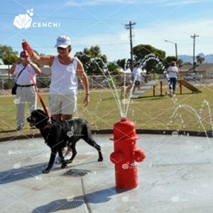 Jouet d'arrosage commercial en acier inoxydable pour hydrant d'eau, équipement interactif pour aire de jeux aquatique pour chiens, pour <span class=keywords><strong>parc</strong></span> aquatique pour animaux de compagnie - Product Image 4