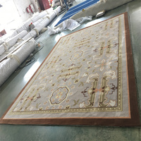 Tapis de luxe abstrait de style palais musulman du Moyen-Orient, tufté à la main, pour maison, villa, mosquée, hôtel, neuf