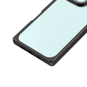 Mode <span class=keywords><strong>carré</strong></span> lentille cadre gouttes d'huile antichoc noir cadre TPU clair acrylique étuis téléphone pour <span class=keywords><strong>iPhone</strong></span> 17 16 15 14 13 12 <span class=keywords><strong>11</strong></span> étui - Product Image 4
