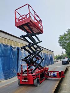 Diskon Platform pengangkat hidrolik gunting Mini Harga bagus Motor inti Platform kerja udara Boom teleskopik elektrik seluler - Product Image 6