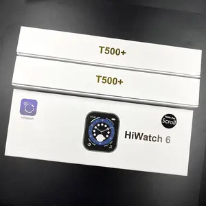 Iwo T500 + Pro Reloj Smart Horloge Serie 6 T500 Pro Smartwatch Hartslag Bloeddruk Horloges Voor Mobiele Telefoon armband