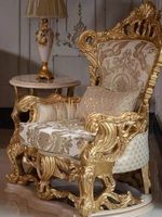 Canapé de salon de luxe de style européen, en bois sculpté doré et tissu, multifonctionnel, trois places, haut de gamme, style riche et grand format