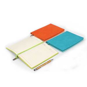 Cuaderno de cuero para escribir y dibujar, agenda inspiradora A5, 100 páginas de papel forrado y en blanco - Product Image 6