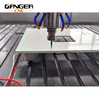 GANGER Nouvelle machine de gravure et de sculpture CNC pour marbre et pierre granitique avec moteur 7,5 kW 380 V, longueur maximale 3000 mm, facile à utiliser