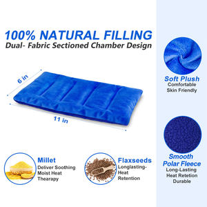 गर्दन और कंधे के लिए थोक लंबे नम माइक्रोवेव हीट पैक हीटिंग पैड - Product Image 2