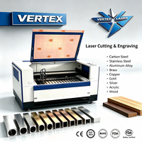 Découpeuse et graveuse laser CO2 à double lumière combinée 1390, 1300*900mm, pour acier au carbone, acier inoxydable, laiton, acrylique, bois, fabrication de panneaux