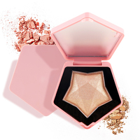 Contour Highlight Emballage personnalisé Blush Oem Palette de surligneurs 3 couleurs