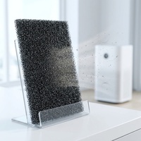 Mousse filtrante en maille à cellules ouvertes, polyuréthane réticulé, plusieurs tailles d'éponges, éléments filtrants personnalisés en charbon actif ou zéolite