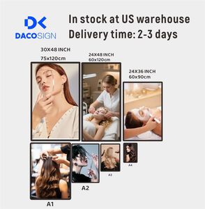 Daco ký tùy chỉnh siêu mỏng LED hộp đèn ODM/OEM Poster phim treo khung hình chữ nhật <span class=keywords><strong>menu</strong></span> ánh sáng dễ dàng cài đặt - Product Image 2