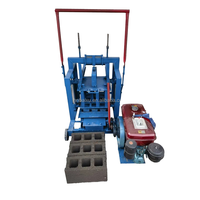 Machine à fabriquer des blocs creux en béton avec moteur 220V/380V, garantie 1 an pour les chantiers de construction