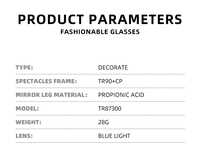 Montures de lunettes carrées de couleurs mélangées à la mode personnalisation en gros vente chaude lunettes à monture carrée couleur transparente