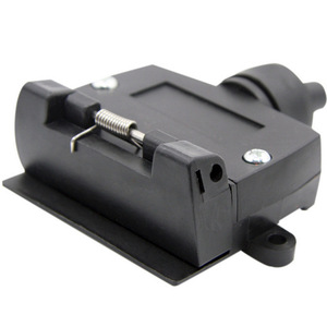 Conector de Enchufe Plano de 7 Pines para Remolque, Impermeable, Montaje Lateral Manual, Adaptador para Caravana, Accesorios Exteriores para RV - Product Image 2