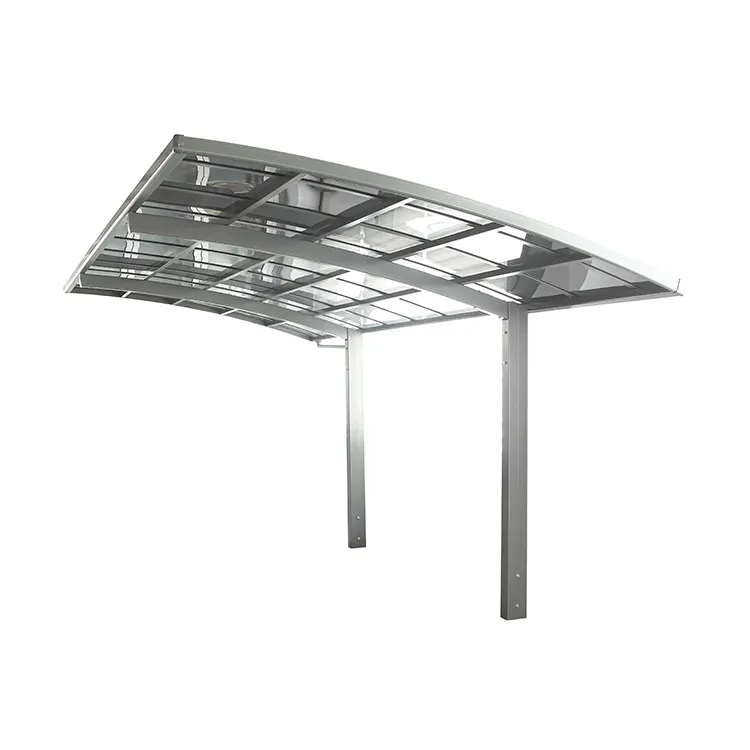 Outdoor Aluminium Auto Schuur Carport Met Ce Certificaat Voor Aluminium Luifel Met Polycarbonaat Dak Voor Verkoop