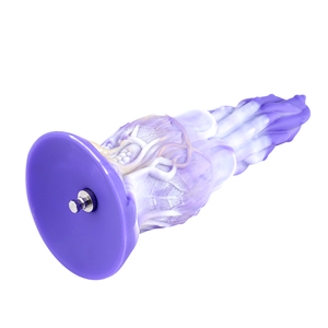 Hismith Dildo in Silicone da 8.76 Pollici, Lunghezza Inseribile 7.5 Pollici, Giocattolo Anale a Forma di Pianta H Viola, Ispirato alla Fantasia con Sistema KlicLok, Vendita all'Ingrosso - Product Image 3