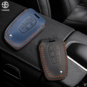 Per SsangYong Actyon Tivolan Korando <span class=keywords><strong>Rexton</strong></span> Tivoli Kyron 2 Sanka in vera pelle portachiavi per auto - Product Image 5