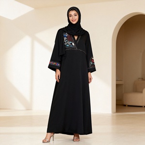 เครื่องเจาะเล็บและชุดอาบายะห์ประดับเพชรคุณภาพสูงสำหรับสตรีมุสลิม แฟชั่นทันสมัย ดีไซน์ใหม่ปี 2026 - Product Image 3