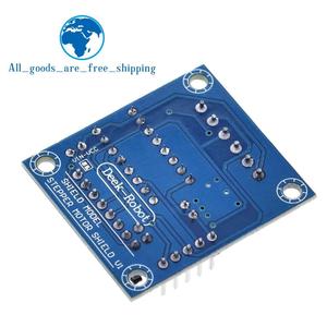 TZT 1 pièces Mini 4CH 4 canaux moteur pilote bouclier <span class=keywords><strong>L293</strong></span> L293D Module de carte d'extension - Product Image 6
