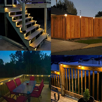 Lampes solaires LED IP65 étanches pour extérieur, jardin et terrasse, avec détecteur de mouvement et contrôle par application, pour escaliers et marches, décoration de jardin