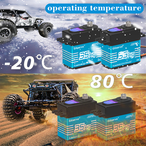 Servomoteur numérique RC 35 kg, étanche IP65, couple élevé, engrenages en acier, boîtier métallique, 180 degrés, pour voiture RC 1/8 1/10, Crawler <span class=keywords><strong>TRX6</strong></span> - Product Image 5