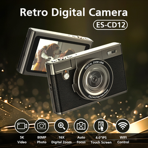 Customized Vintage Retro Touch Screen <b>Digital</b> <b>Camera</b> With Wifi Control High-definition Photo 5K <b>Video</b> Record Customized Vintage - Product Image 2