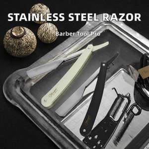 1 Pieza JD K-40 Navaja de Afeitar Plegable de Acero Inoxidable, Profesional para Hombres, Maquinilla de Afeitar Recta para Barbero, Herramientas de Estilismo Facial - Product Image 2