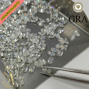 <span class=keywords><strong>เพชร</strong></span>โมอิส3ct ทรงวงรีสีขาว<span class=keywords><strong>เพชร</strong></span>แบบหลวม0.5ct พร้อมใบรับรอง GRA - Product Image 2