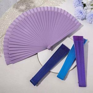 Personalized <b>Large</b> Black Wooden Folding <b>Fan</b> Custom Printed Bamboo Angel/Sport Style Hand Painted Decoration - Product Image 1
