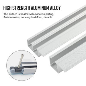 <span class=keywords><strong>Rail</strong></span> de rangement Raccords intérieurs Accessoires Rouleaux de cuisine Montage suspendu Quincaillerie coulissante murale Portes en verre pour armoire - Product Image 2