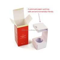 Crown Win Emballage Cadeau Cosmétique Boîte Pliante à Rabat Produit Petite Boîte Robuste Pliable en Carton Gris Matériaux Recyclés Écologique