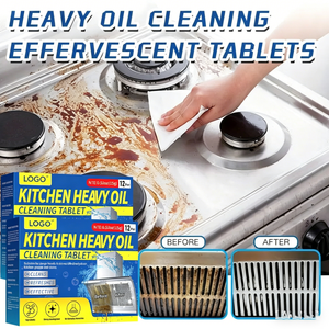 Film effervescent nettoyant <span class=keywords><strong>pour</strong></span> taches d'huile de cuisine transfrontalière, agent de nettoyage <span class=keywords><strong>pour</strong></span> hotte et cuisinière, modèle KJ-CDYWQJP - Product Image 1