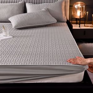 Set Sprei Quilted Penutup Kasur Anti Air dengan Penutup Bedspread Tetap untuk Sprei Fitted Bentuk Alas Mahjong - Product Image 2