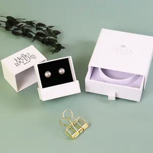 Crown Win Verpackungs material für kleine Versand unternehmen PR-Box mit Schaumstoffe inlage Kraft für Armband Halskette Schmuck Papier boxen