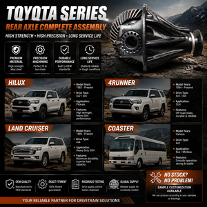 41110-0K012 41110-0KC40 Conjunto de Diferencial Hilux Vigo 12x43, Engranaje de Anillo Diferencial Trasero para Toyota Hiace HILUX Vigo Fortuner - Product Image 6