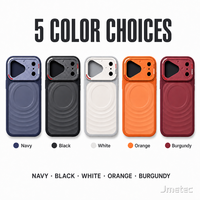 Coque magnétique tendance à texture ondulée pour iPhone 18 Pro Max 17 15 14 13, protection intégrale antichoc de l'appareil photo