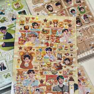 Juego de Pegatinas Autoadhesivas de Vinilo PVC Impermeables de Alta Calidad con Logotipo Personalizado - Product Image 1