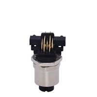 Conector ZL M12A-G12-W Automotriz en Ángulo Recto, Impermeable, Macho para PCB, Contactos de Latón Chapados en Oro para 3-17 Pines