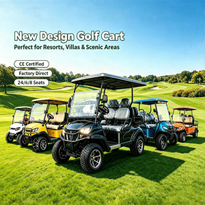 Voiturette de golf sportive à 6 places avec demi-parbrise pour 1 personne, vente en gros Système d'assistance à la montée intelligent Boîte de vitesses autonome Strong C - Product Image 5